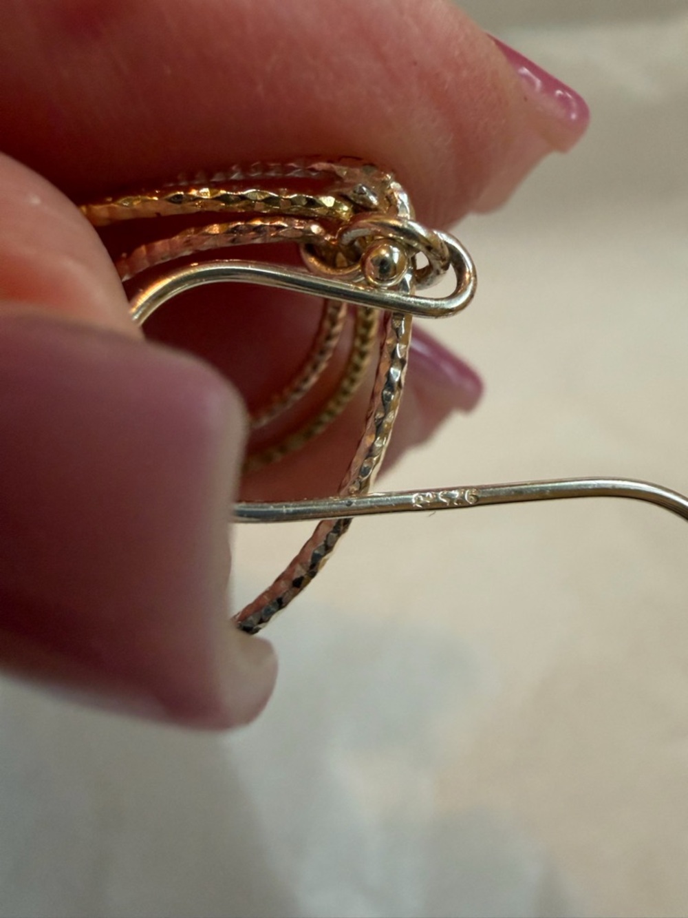 Brighton Two Tone Crystal Pendant Necklace with Coordinating Tri-Color Earrings - Picture 8 of 10